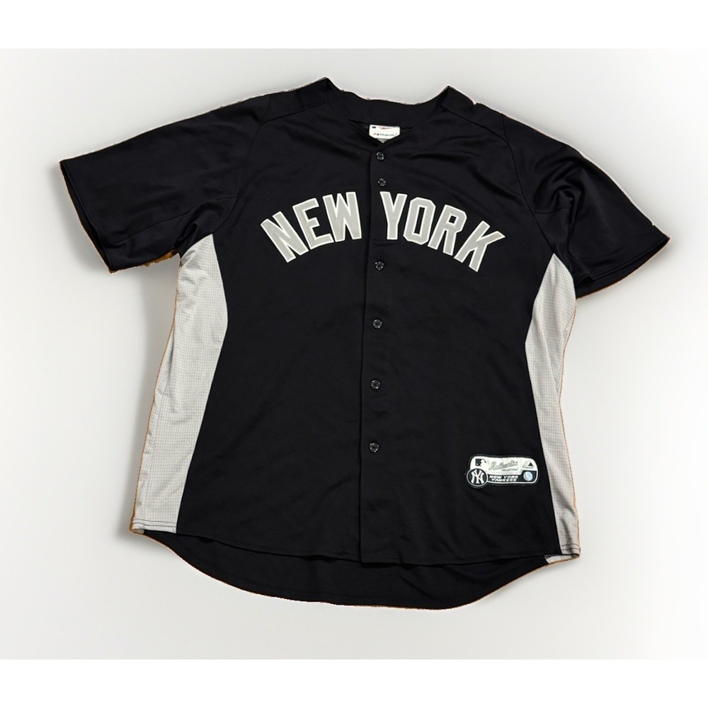 New York Yankees Nick Swisher Game Used #33 Navy Jersey Spring Training 2011